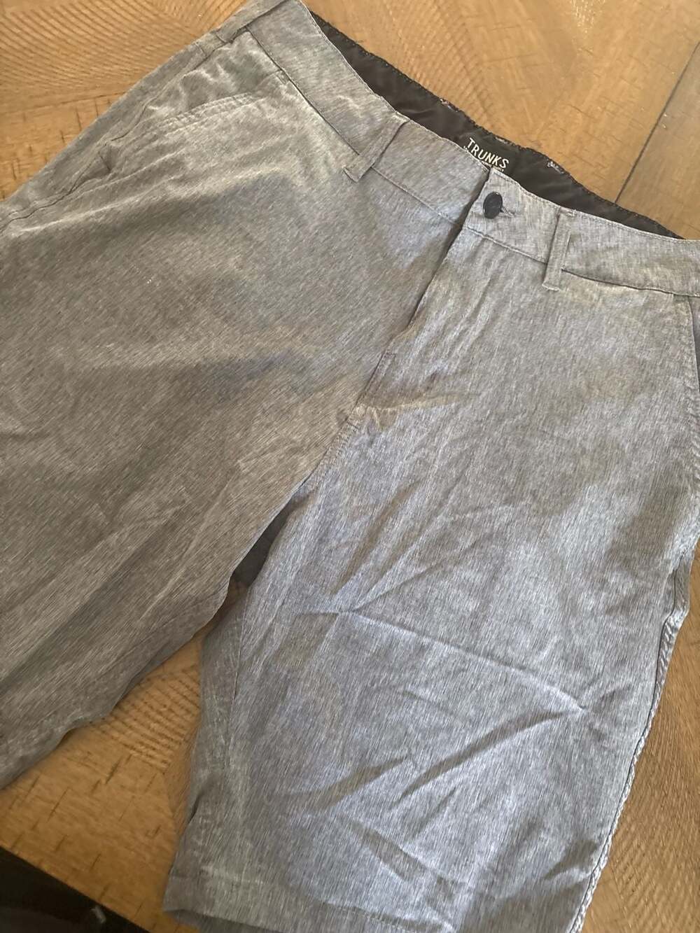 TRUNKS Multi-Functional Short Heather Gray Size 34